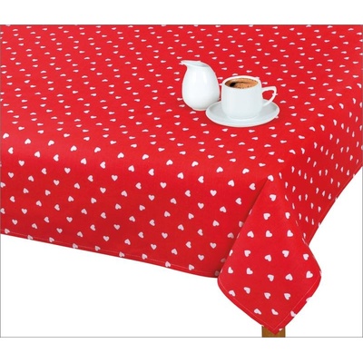 Bellatex Ubrus ADÉLA Červená Bílá 100x100cm