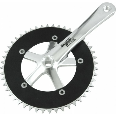 Kliky Sturmey-Archer fct24 1x1 44z 170mm strieborné