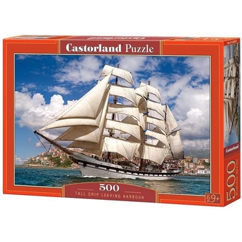 Castorland Tall Ship Leaving Harbour 500 pcs Пъзел 500 броя Кораби (253343) (253343)