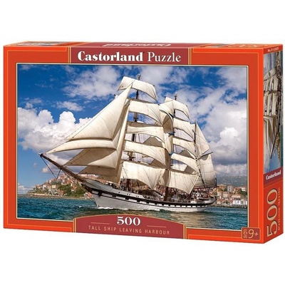 Castorland Tall Ship Leaving Harbour 500 pcs Пъзел 500 броя Кораби (253343) (253343)