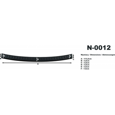 Nášľap kufra Mitsubishi Outlander 2006-2010