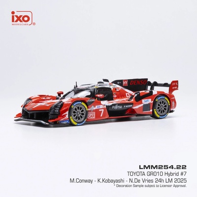 Toyota GR010 Hybrid 24h Le Mans 2025 7 Conway Kobayashi De VriesIXO 1:43