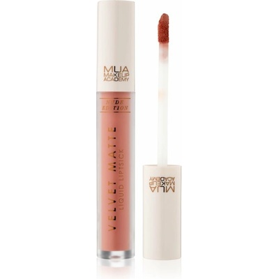 MUA Makeup Academy Velvet Matte Nude Edition matná tekutá rtěnka Classic 3 ml