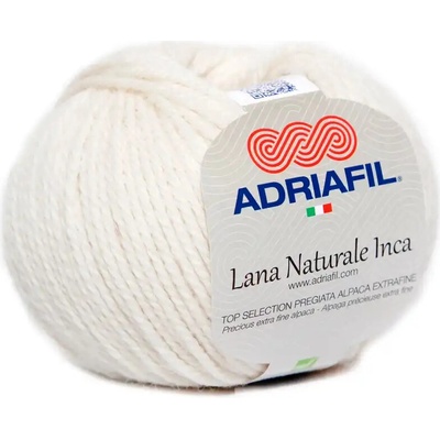 Adriafil Lana Naturale Inca 62 Přírodní bílá