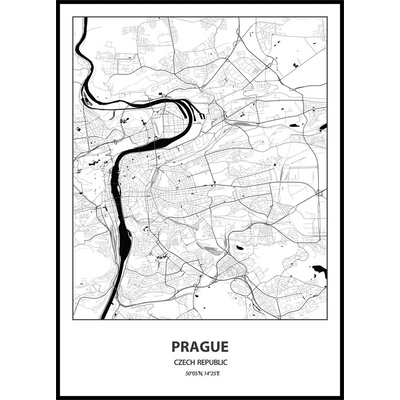 Jen tak z lásky Plakát Mapa města (více variant měst) Rozměr plakátu: 40 x 50 cm, Město: Prague