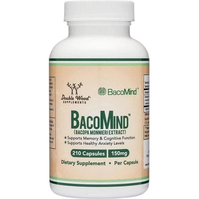 Double Wood Supplements Bacopa BacoMind [210 капсули]