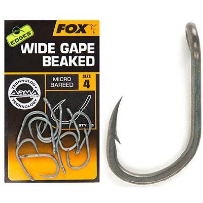 Fox Edges Wide Gape Beaked Hooks vel.8 10ks
