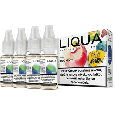 Ritchy Liqua 4Pack Two Mints 4 x 10 ml 6 mg