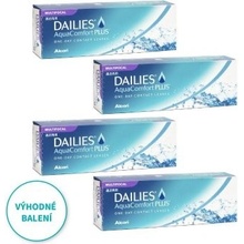 Alcon Dailies AquaComfort Plus Multifocal 30 čoček balení 3+1 zdarma