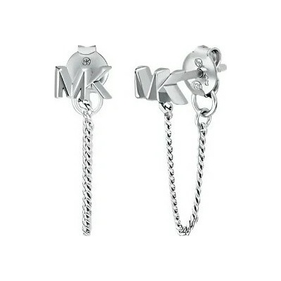 Michael Kors Fashion strieborné visiace náušnice Premium MKC1782040