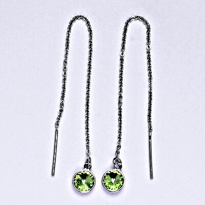 Čištín řetízkové protahovací se Swarovski krystalem peridot NŘ 1336