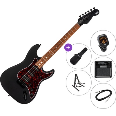 PSD Guitars STC-100M-HSS Premium SET Matte Black Електрическа китара