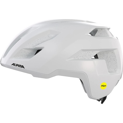 Alpina Каска за шосейно колоездене Alpina Taunus Gravel Mips Bike helmet - White Gloss - размер 55-59 cm (851-1656-0512)