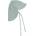 Huttelihut Детска шапка Huttelihut Kid's Summer Hat Ears Muslin Hat - Gray Mist - размер 44 cm (904-5931-0512)