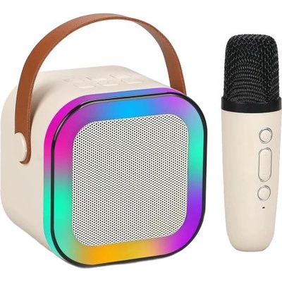 MG Singer Bluetooth Karaoke mikrofón reproduktor béžový