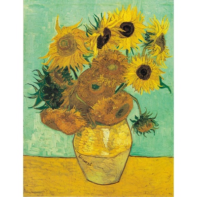 Plakát, Obraz - Slunečnice, Vincent van Gogh, 30 × 40 cm – Zboží Mobilmania