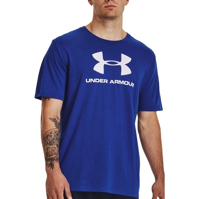 Under Armour Тениска Under Armour UA M SPORTSTYLE LOGO SS-BLU Син Velikost XS