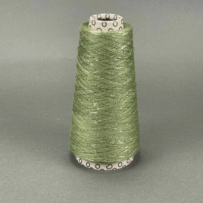 Garnmanufakture Příplet Efektgarn Glamour 176 khaki+zlatá