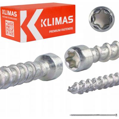 Vruty do dřeva Klimas Wkręt-Met 8 x 195 mm 50 ks