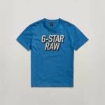 G Star Тениска G Star 3D Dotted Graphic T-Shirt - Retro Blu