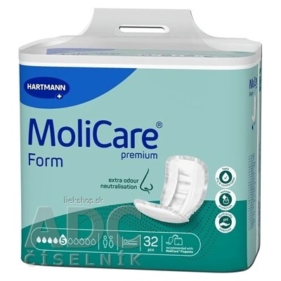 MoliCare Premium Form 5 kvapiek vkladacie plienky 1 x 32 ks
