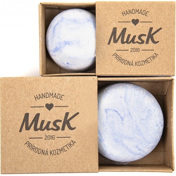 MusK pánský tuhý šampon na růst vlasú Kapitán 80 g