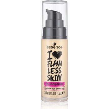 Essence I LOVE FLAWLESS SKIN krycí make-up s matným efektom 20 Medium Porcelain 30 ml