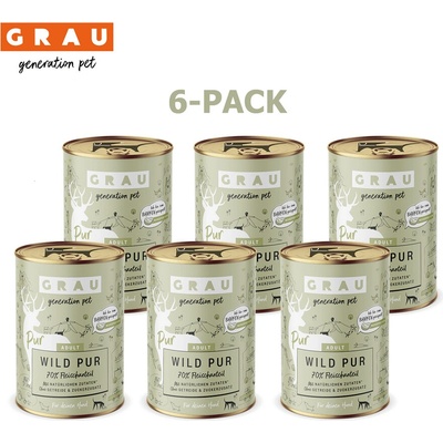 Grau Adult 100% Divinové mäso 6 x 400 g