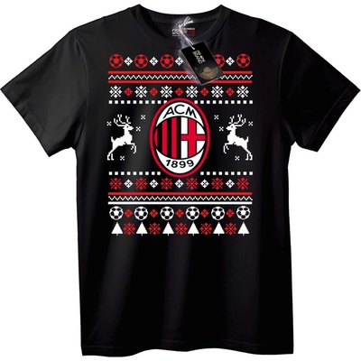 NOONEBRAND Коледна тениска на AC Milan - 2XL, White