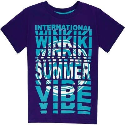 Winkiki kids Wear chlapecké tričko Summer Vibe navy