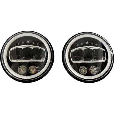 Súprava 7" LED svetlometov, Čierna, Jeep Wrangler JK, TJ, CJ's, serie XBS, Star