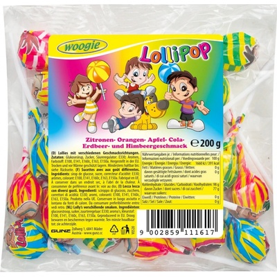 Woogie mix lízátek 200 g