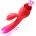 Bloomgasm Blooming Bunny Sucking & Thrusting Silicone Rabbit Vibrator Red