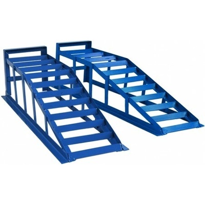 Masívne oceľové rampy so šírkou rampy 265 mm, rampy pre autá s nosnosťou 2 tony na pár. Rampa 2000 kg, 33x95x27 cm.