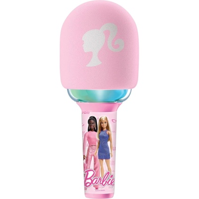 Lexibook Svietiaci bezdrôtový karaoke mikrofón Barbie
