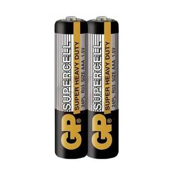 GP Batteries Цинк карбонова батерия GP SUPERCELL R03, AAA, 2 бр. shrink, 1.5V, GP-BM-24PL-S2