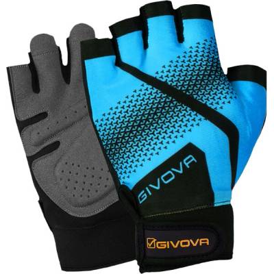 GIVOVA Brankárske rukavice Diamante black-tourquoise