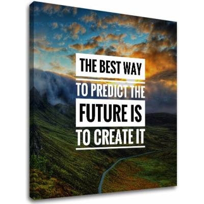 Motivačný obraz na stenu The best way - 50x50 cm