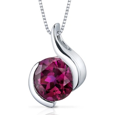 Eppi Stříbrný přívěsek s rubínem Thirumal P34638