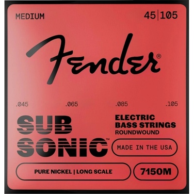 FENDER Original 7150 Bass Nickel, Long Scale 7150M - .045 - .105