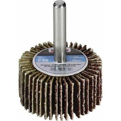 Kotúč KONNER FW402, 40x20 mm, P080, lamelový, na stopke, do vŕtačky