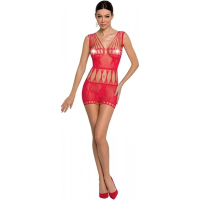 Passion Bodystocking BS090 / Červený