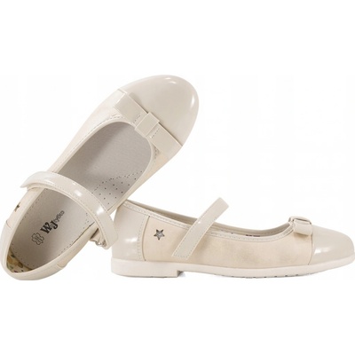 Wojtyłko 3B24422I dívčí balerínky polobotky balerínky béžové