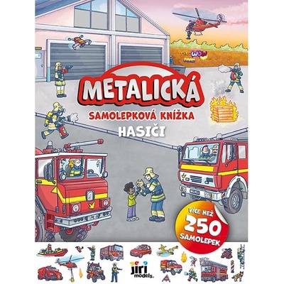 Hasiči Metalická samolepková knížka 3+