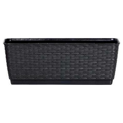PROSPERPLAST Truhlička s miskou RATOLLA P 49,2 x 17,2 x 17,4 cm, antracit