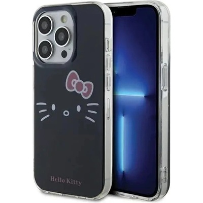 Hello Kitty Кейс Hello Kitty IML Kitty Face за iPhone 15 Pro Max, черен (3666339185060)
