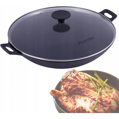 Kamille litinová WOK pánev indukce 30 cm