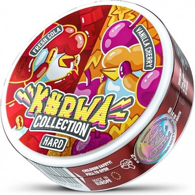 Kurwa collection nikotínové vrecká 19,2 mg/g fresh cola vanilla cherry 18 vrecúšok