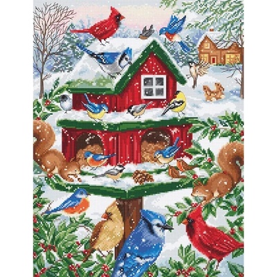 Luca-S Къща за птички - гоблен по схема b2417