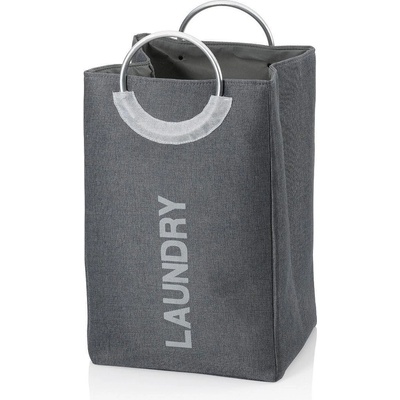 KELA Кош за пране от текстил KELA Palma, тъмно сив (1013)